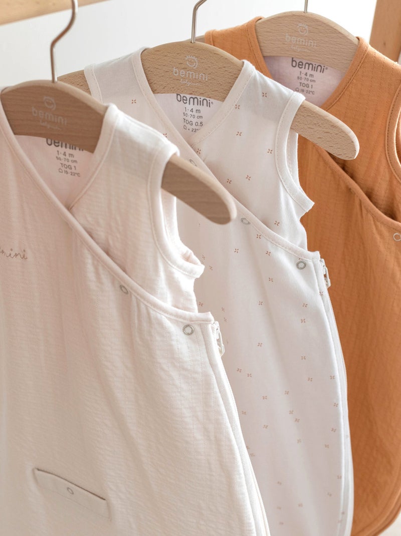 Bemini Gigoteuse sans manches Jersey Crème - Kiabi