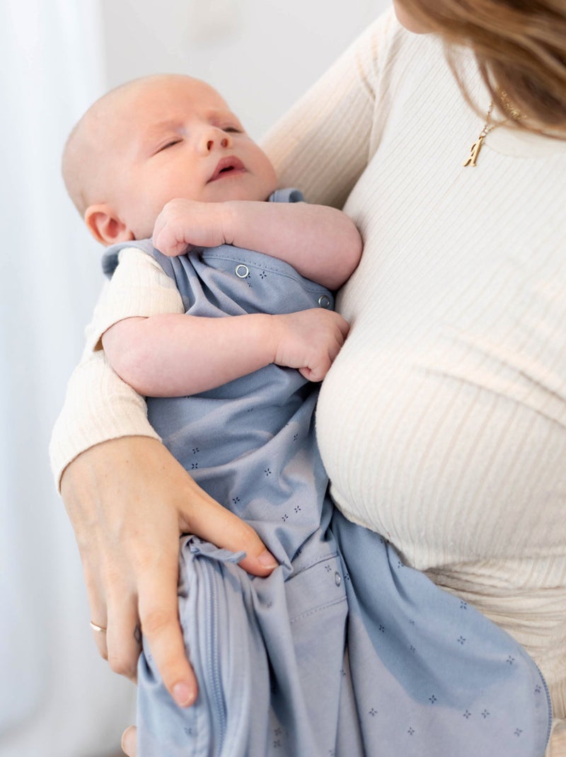 Bemini Gigoteuse sans manches Jersey d’été Bleu gris - Kiabi