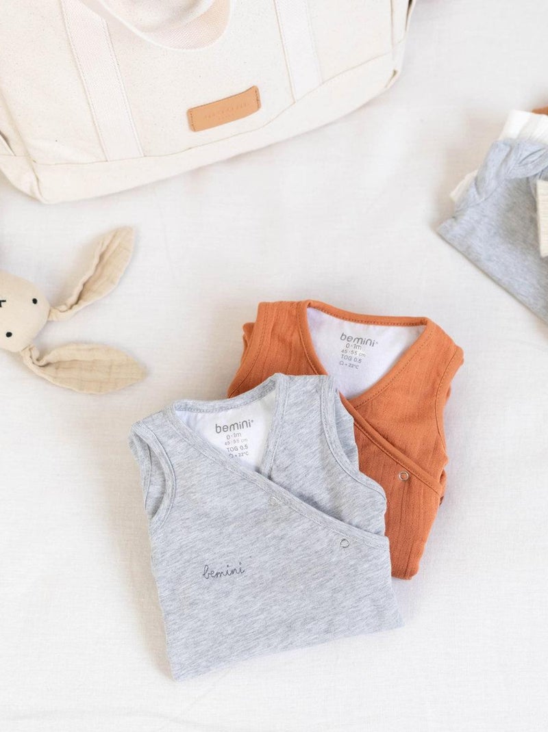 Bemini Gigoteuse sans manches Jersey Gris chiné - Kiabi