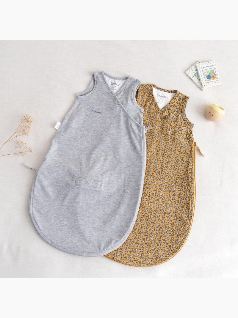 Bemini Gigoteuse sans manches Jersey Moutarde - Kiabi