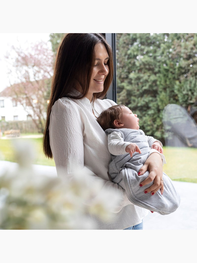 Bemini Gigoteuse sans manches Petit nid naissance Gris chiné - Kiabi