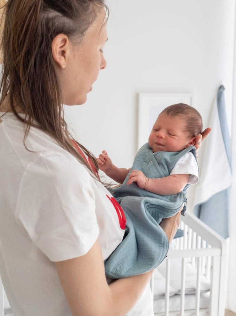 Bemini Gigoteuse sans manches Tetra Jersey Bleu foncé - Kiabi