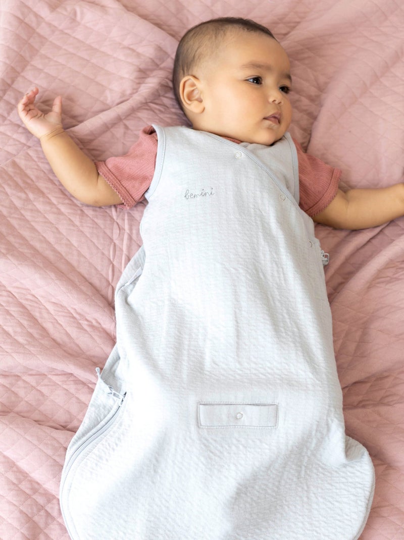 Bemini Gigoteuse sans manches Tetra Jersey Gris - Kiabi