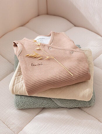 Bemini Gigoteuse sans manches Waffle bio