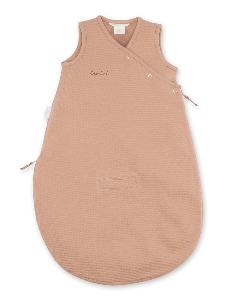 Bemini Gigoteuse sans manches Waffle bio Beige - Kiabi