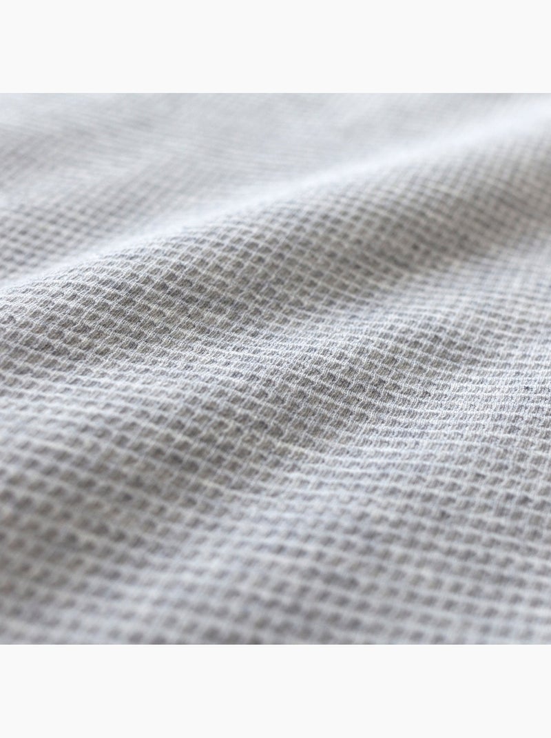 Bemini Gigoteuse sans manches Waffle bio Gris chiné - Kiabi