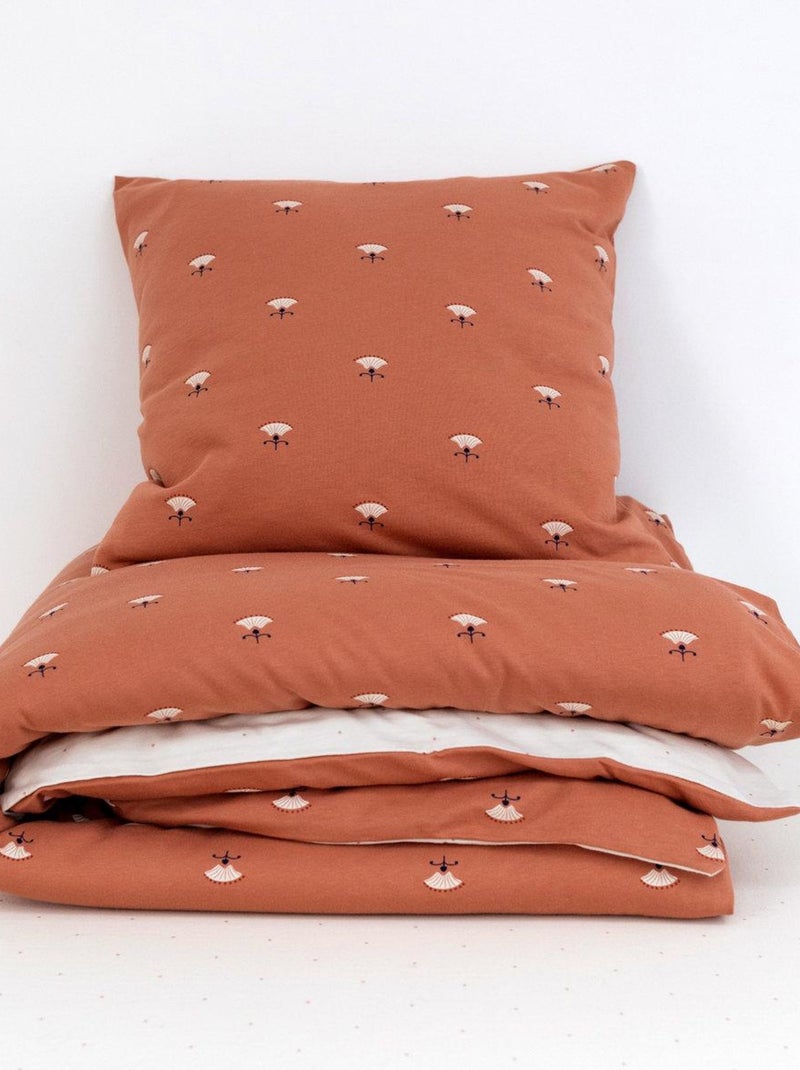 Bemini Housse de couette lit Jersey et jersey Beige foncé - Kiabi