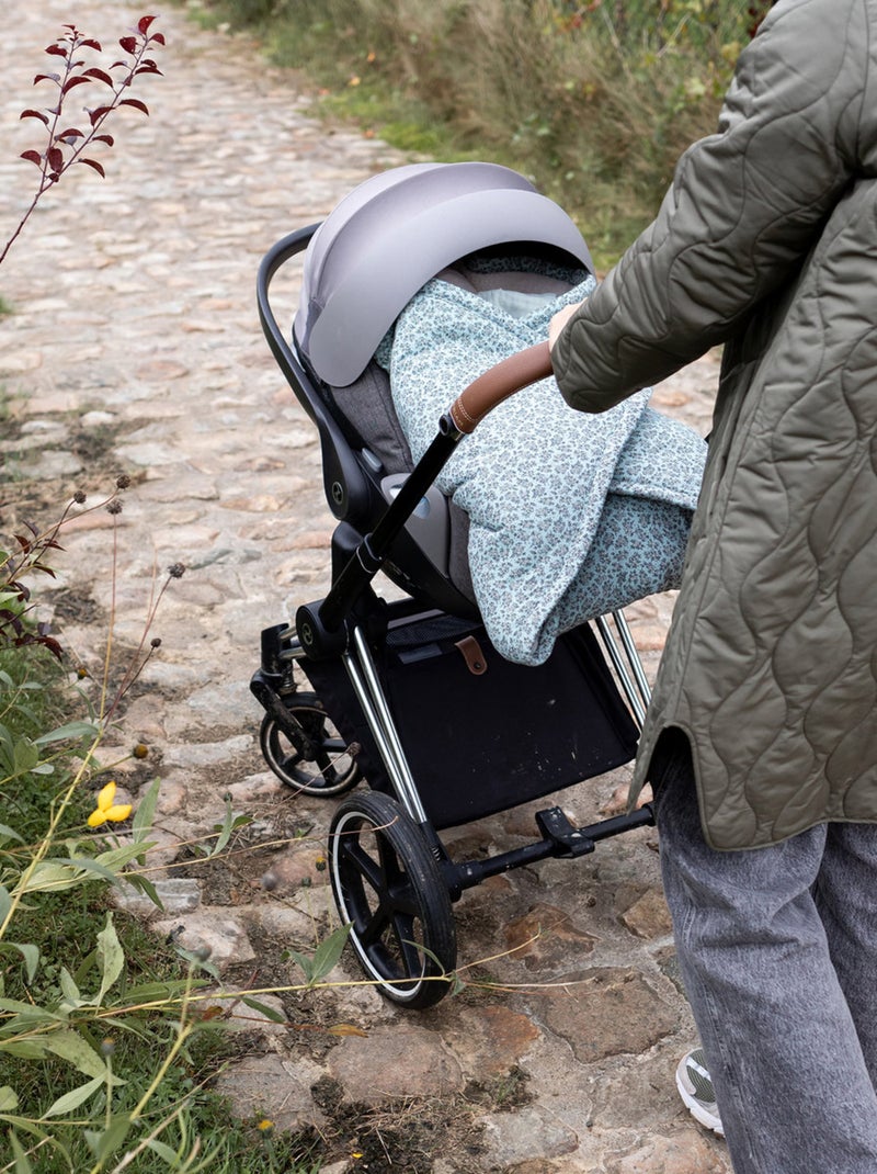 Bemini Nid d'ange BISIDE ouatiné Pady  jersey et teddy Bleu polaire - Kiabi