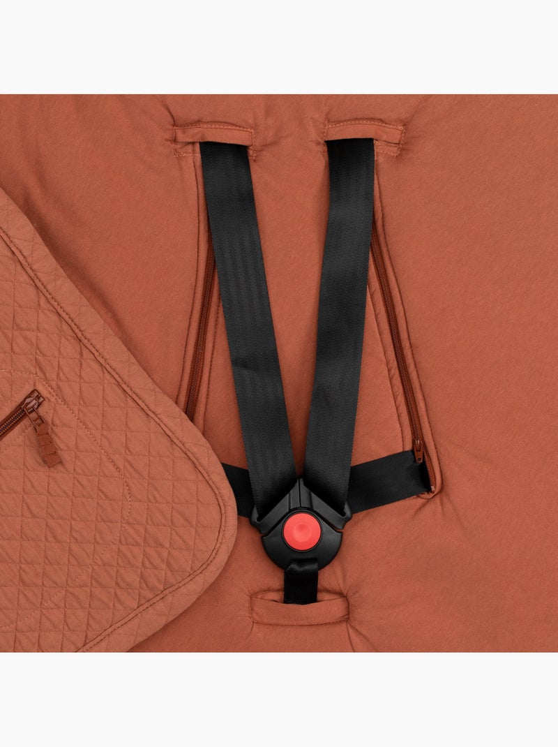 Bemini Nid d'ange BISIDE ouatiné Pady quilted et jersey Rouge brique - Kiabi