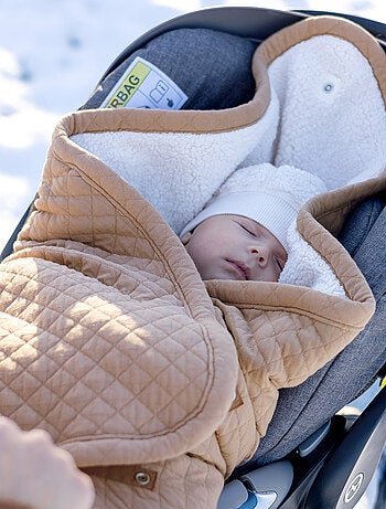 Bemini Nid d'ange BISIDE ouatiné Pady quilted et teddy
