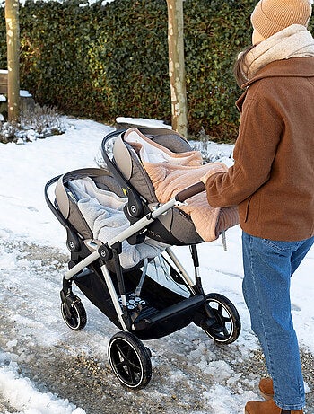 Bemini Nid d'ange BISIDE ouatiné Pady quilted et teddy