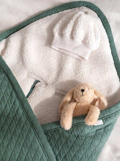 Bemini Nid d'ange BISIDE ouatiné Pady quilted et teddy - Kiabi