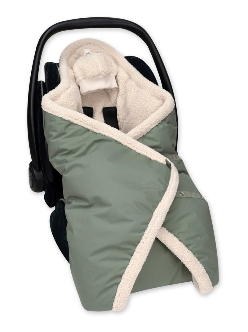 Bemini Nid d'ange BISIDE ouatiné Pady rainy et teddy Vert - Kiabi