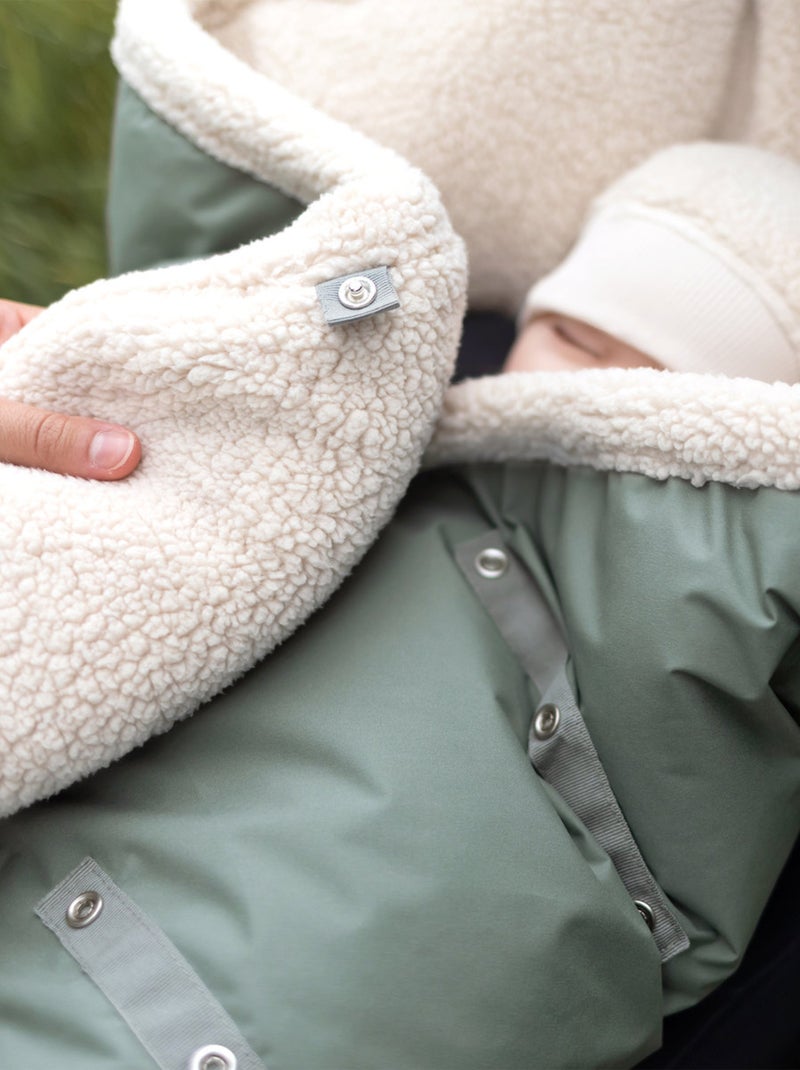 Bemini Nid d'ange BISIDE ouatiné Pady rainy et teddy Vert - Kiabi