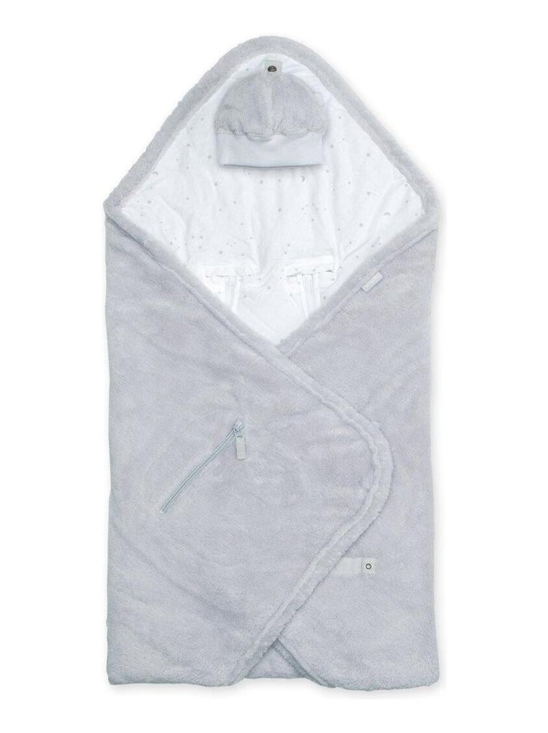 Bemini Nid d'ange BISIDE ouatiné Pady softy et jersey Gris Blanc Gris - Kiabi