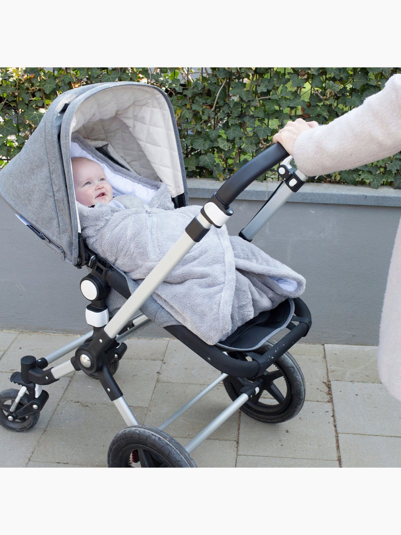 Bemini Nid d'ange BISIDE ouatiné Pady softy et jersey Gris Blanc Gris - Kiabi