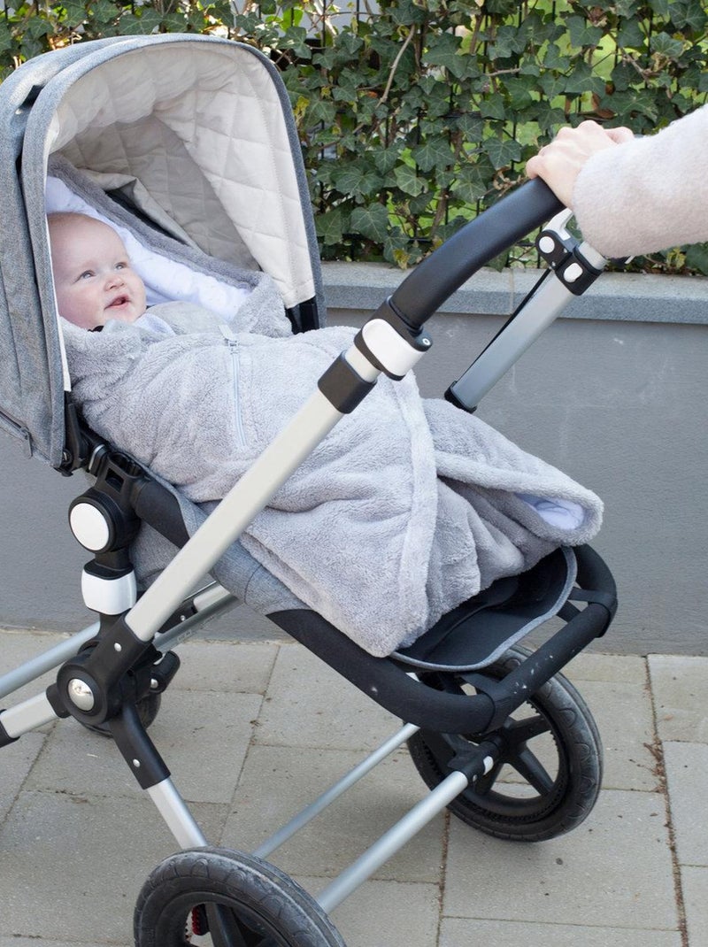 Bemini Nid d'ange BISIDE ouatiné Pady softy et jersey Gris clair - Kiabi