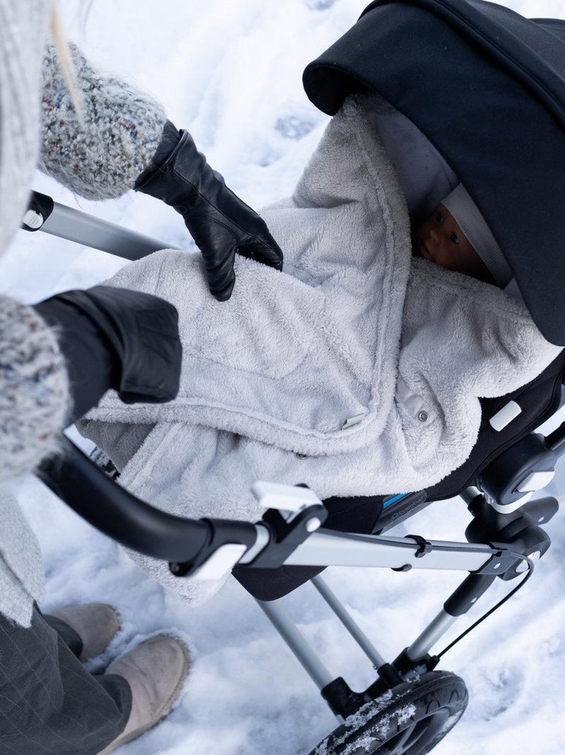 Bemini Nid d'ange BISIDE ouatiné Pady softy et jersey Gris clair - Kiabi