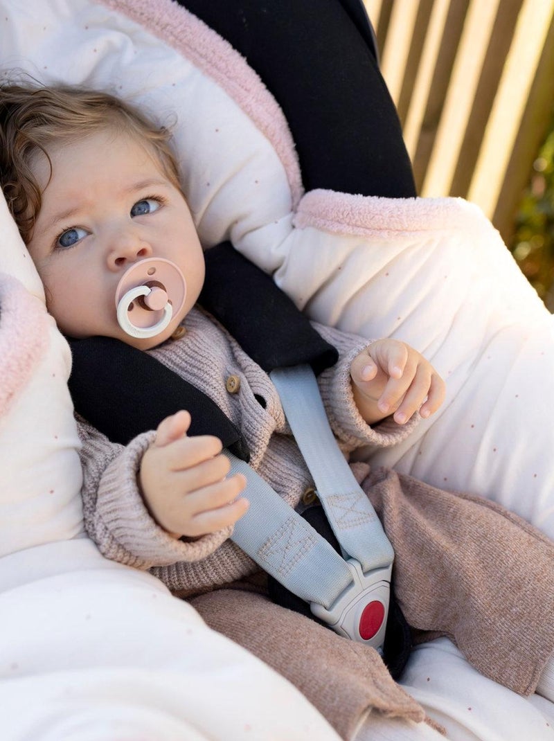 Bemini Nid d'ange BISIDE ouatiné Pady softy et jersey Rose clair - Kiabi