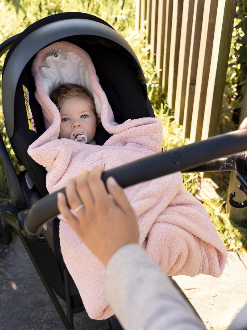 Bemini Nid d'ange BISIDE ouatiné Pady softy et jersey Rose clair - Kiabi