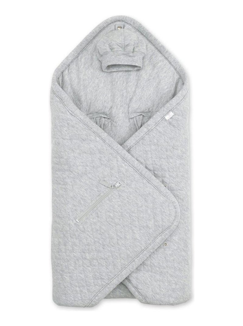 Bemini Nid d'ange BISIDE ouatiné Quilted et pady jersey Gris chiné - Kiabi