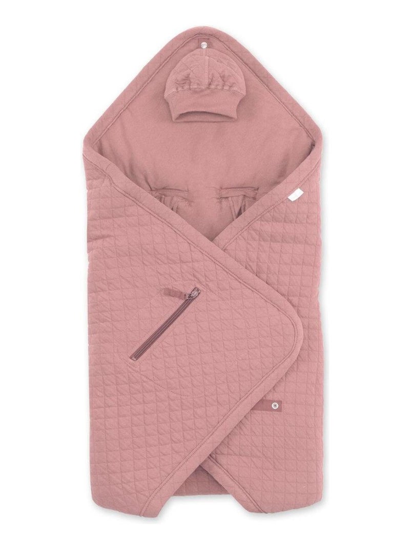 Bemini Nid d'ange BISIDE ouatiné Quilted et pady jersey Rose foncé - Kiabi