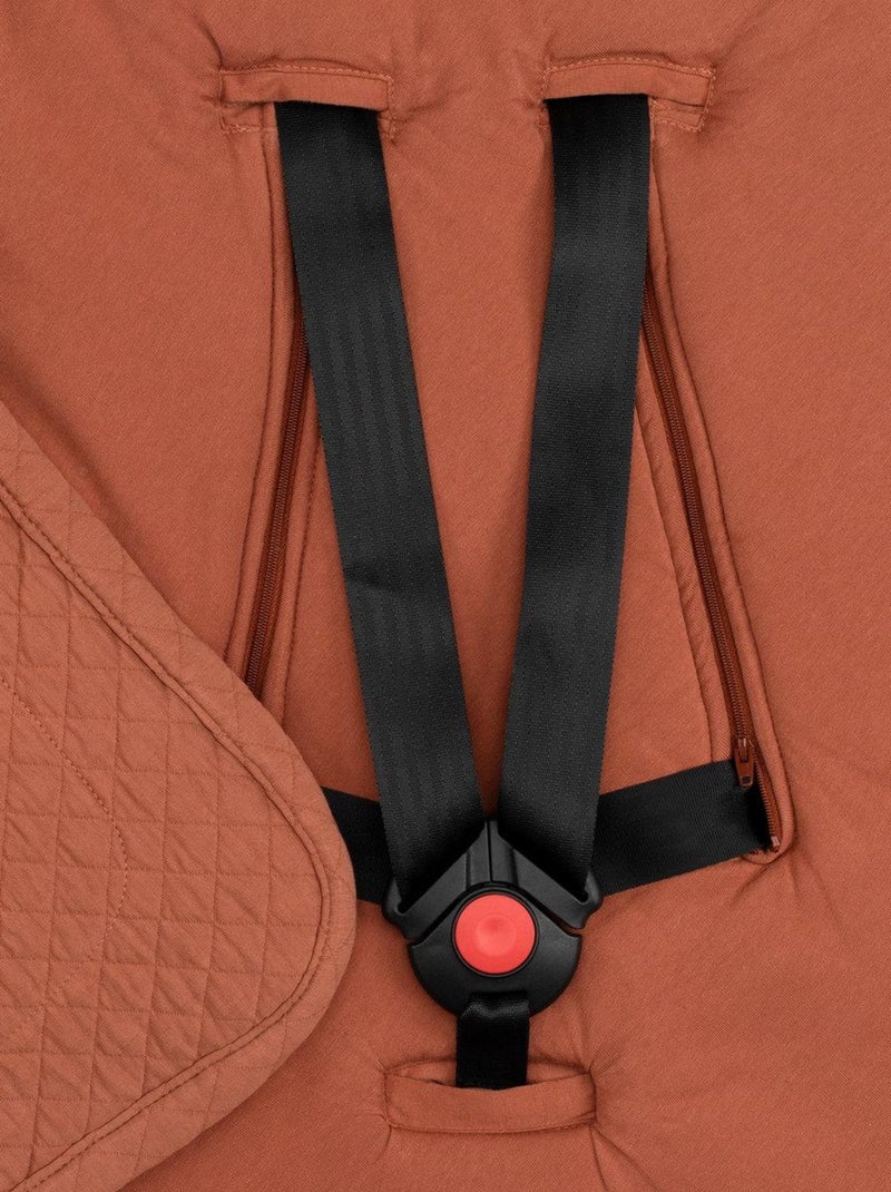 Bemini Nid d'ange BISIDE ouatiné Quilted et pady jersey Rouge brique - Kiabi