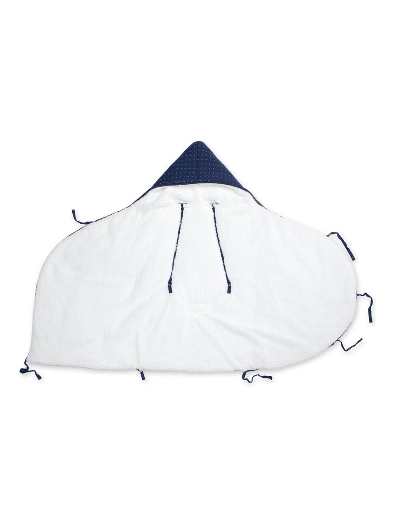 Bemini Nid d'ange doublé Pady jersey et teddy Bleu marine - Kiabi