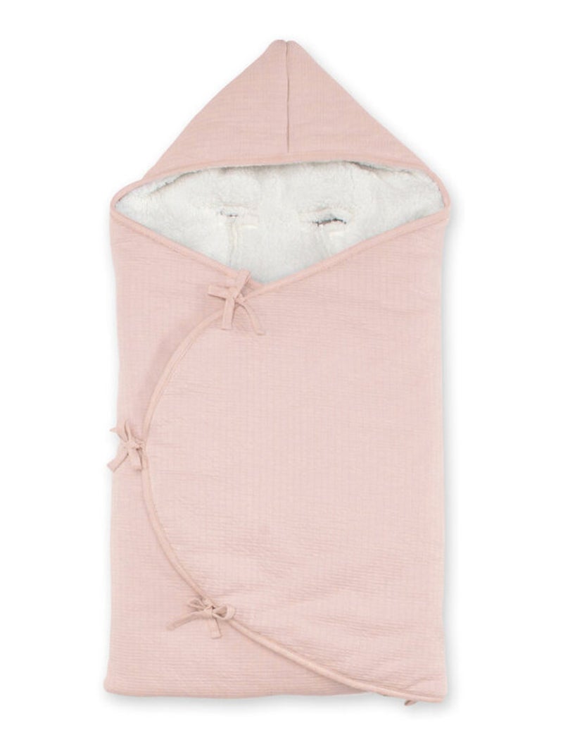 Bemini Nid d'ange doublé Pady tetra jersey et teddy Rose clair - Kiabi