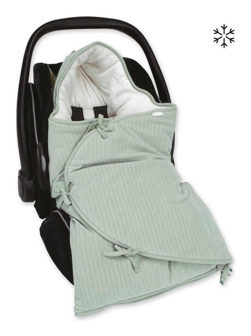 Bemini Nid d'ange doublé Pady velvet et jersey Vert pistache - Kiabi