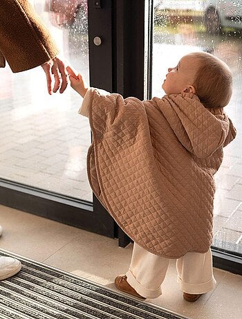 Bemini Poncho de voyage Pady Quilted et jersey