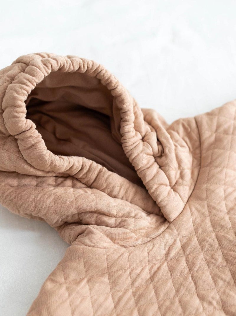 Bemini Poncho de voyage Pady Quilted et jersey Beige clair - Kiabi