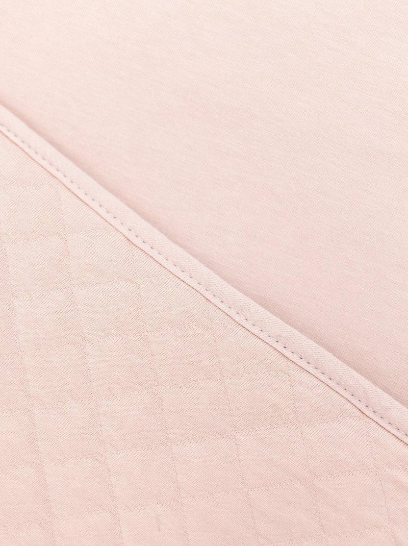 Bemini Poncho de voyage Pady Quilted et jersey Rose clair - Kiabi