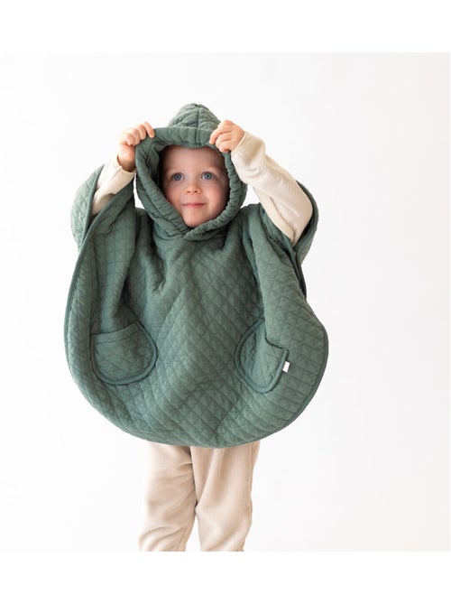 Bemini Poncho de voyage Pady Quilted et jersey - Kiabi Bemini Poncho de voyage Pady Quilted et jersey - Kiabi