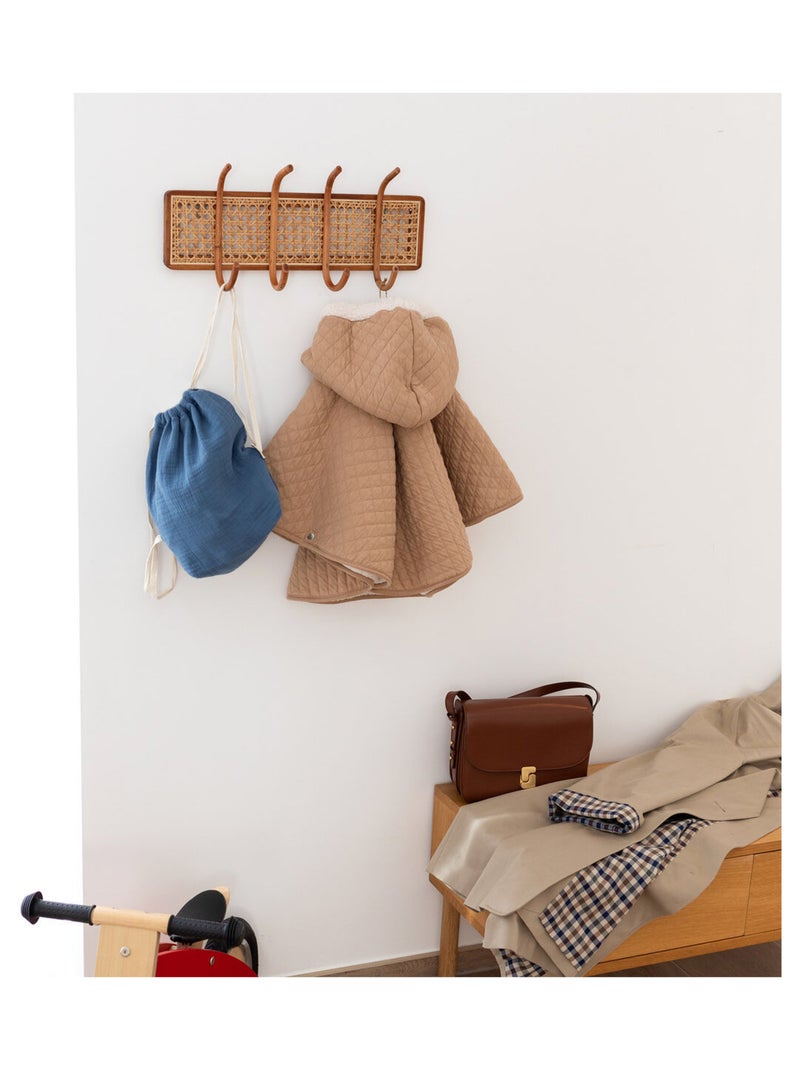 Bemini Poncho de voyage Pady quilted et teddy Beige clair - Kiabi