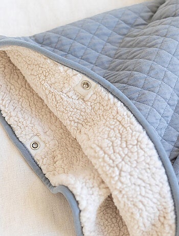 Bemini Poncho de voyage Pady quilted et teddy