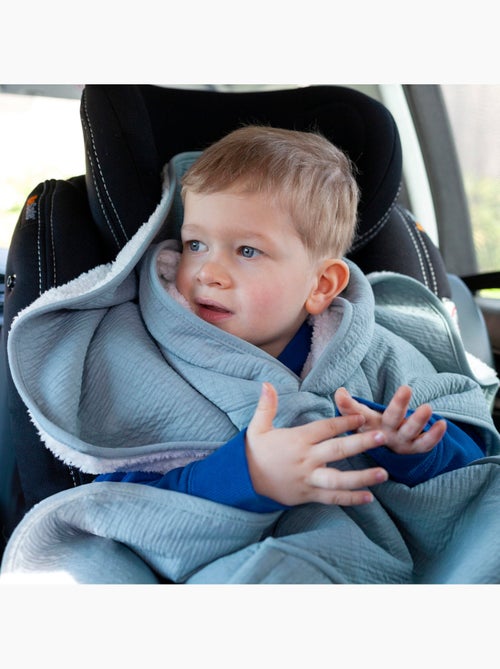 Bemini Poncho de voyage Pady quilted et teddy - Kiabi