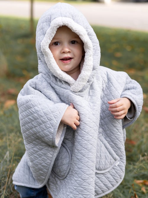 Bemini Poncho de voyage Pady quilted et teddy - Kiabi