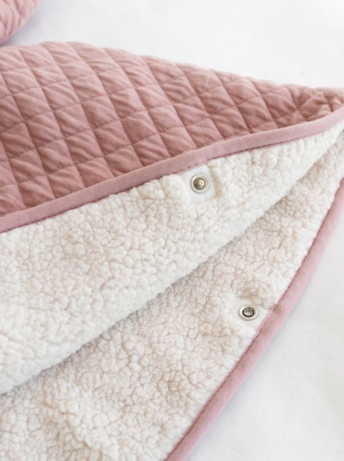 Bemini Poncho de voyage Pady quilted et teddy - Kiabi