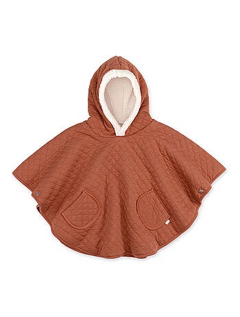 Bemini Poncho de voyage Pady quilted et teddy