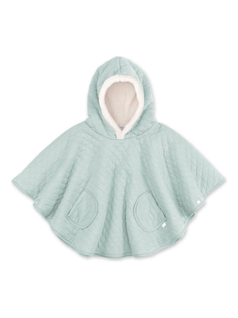 Bemini Poncho de voyage Pady quilted et teddy Vert chèvrefeuille - Kiabi