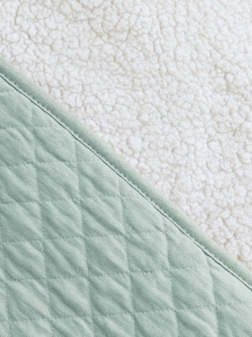 Bemini Poncho de voyage Pady quilted et teddy - Kiabi