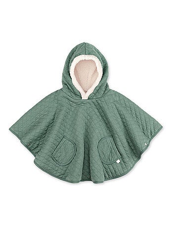 Bemini Poncho de voyage Pady quilted et teddy