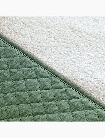 Bemini Poncho de voyage Pady quilted et teddy