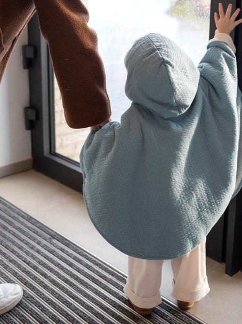 Bemini Poncho de voyage Pady tetra jersey et teddy - Kiabi Bemini Poncho de voyage Pady tetra jersey et teddy - Kiabi