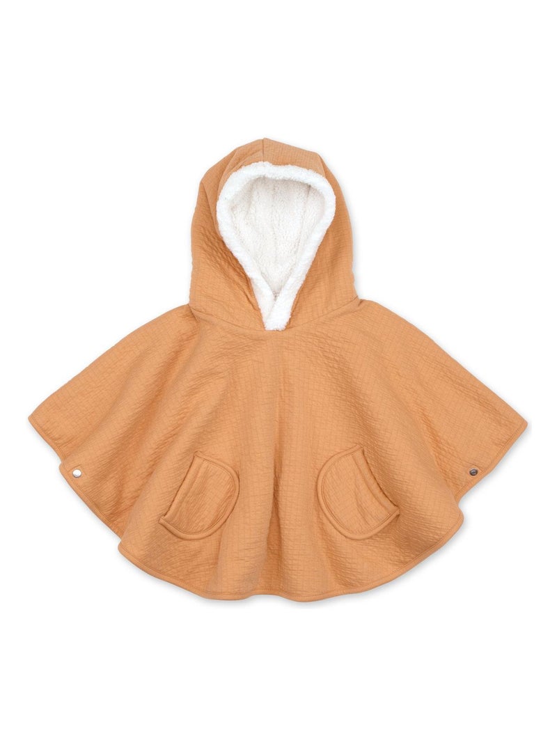 Bemini Poncho de voyage Pady tetra jersey et teddy Jaune clair - Kiabi