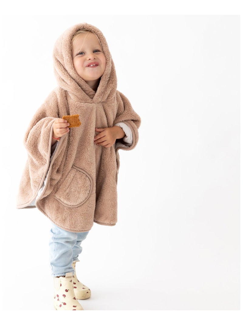 Bemini Poncho de voyage Softy et jersey Beige - Kiabi