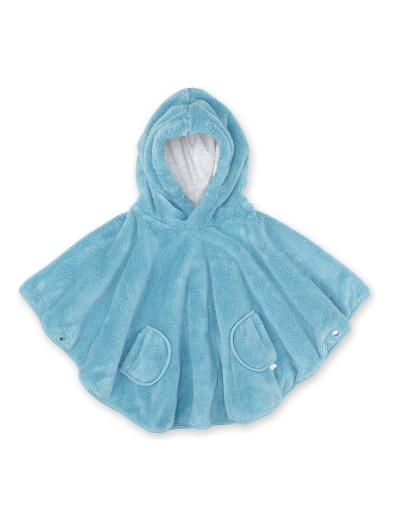 Bemini Poncho de voyage Softy et jersey Bleu turquoise - Kiabi