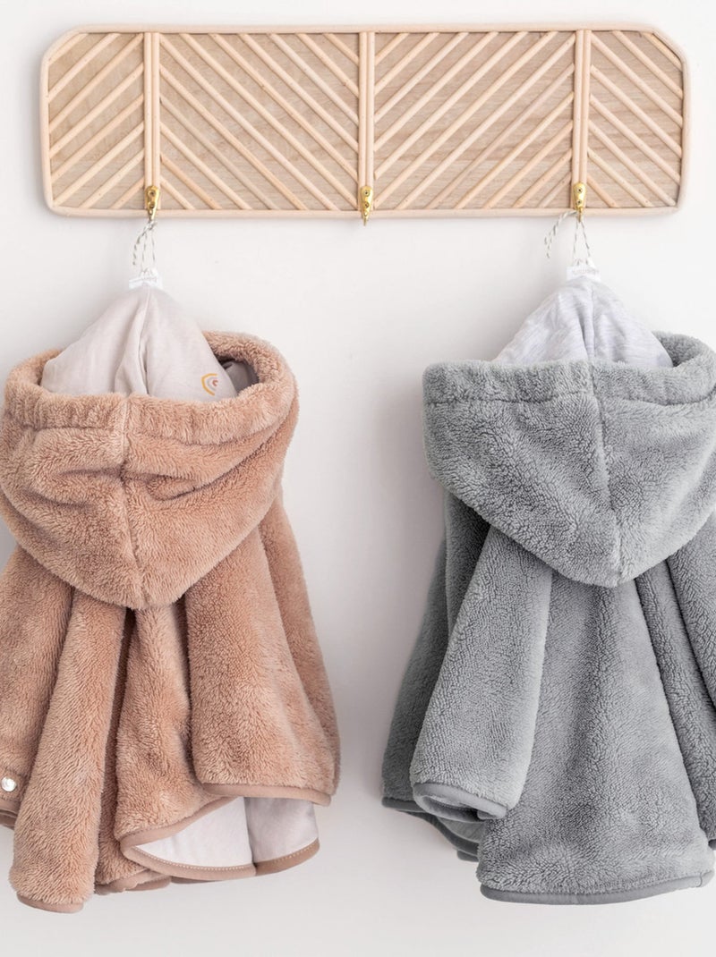 Bemini Poncho de voyage Softy et jersey Gris - Kiabi