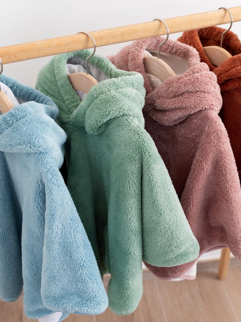 Bemini Poncho de voyage Softy et jersey Vert Sauge - Kiabi